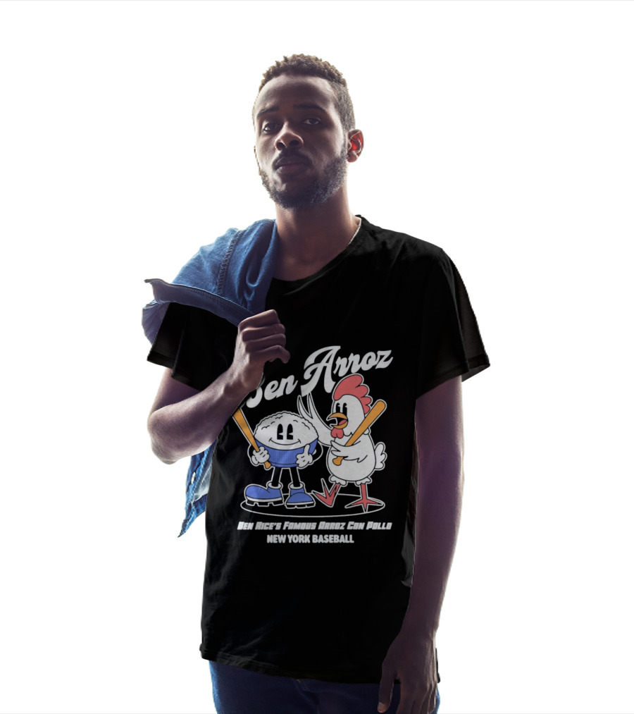 Ben Arroz New York Baseball Ben Rices Friends Arroz Con Pollo T-Shirt