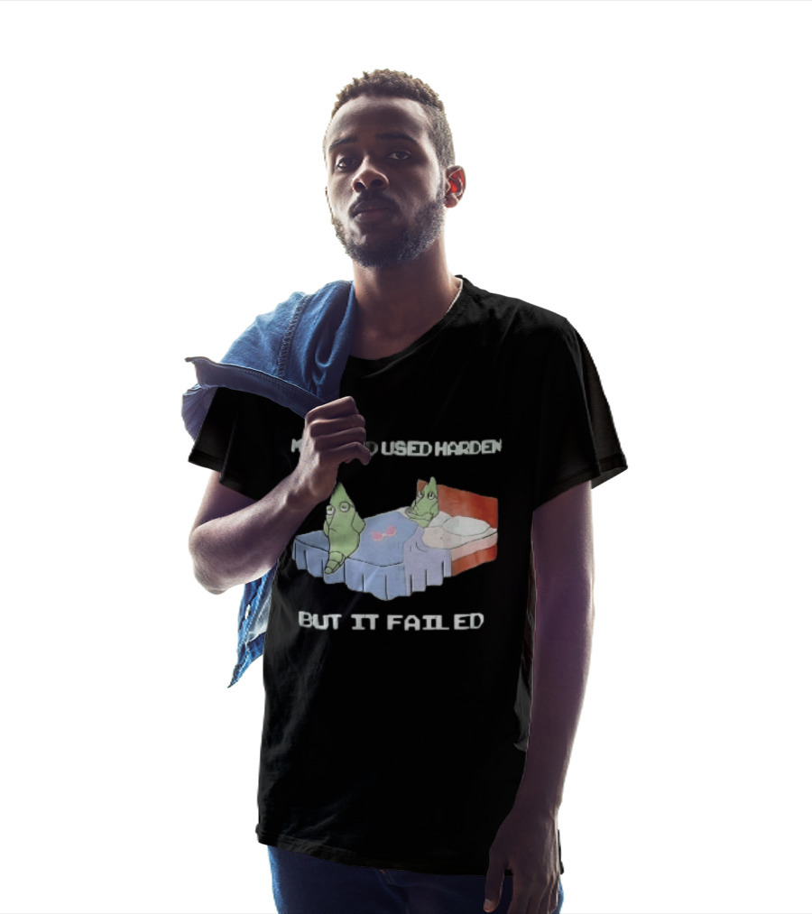 Metapod Used Harden But It Failed Cartoon Sad Characters In Bed T-Shirt