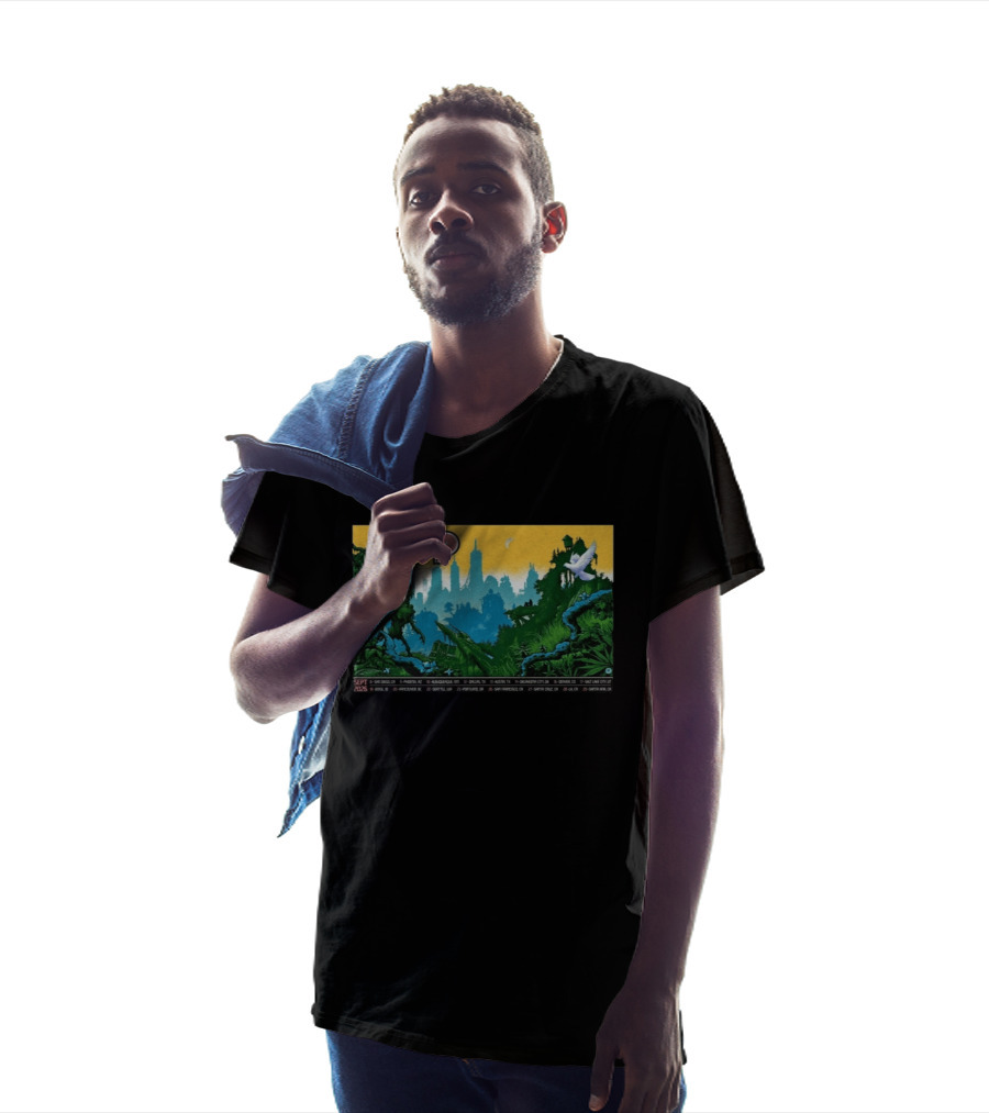 Sleep September 2026 Tour Dates Locations Skyline Jungle T-Shirt