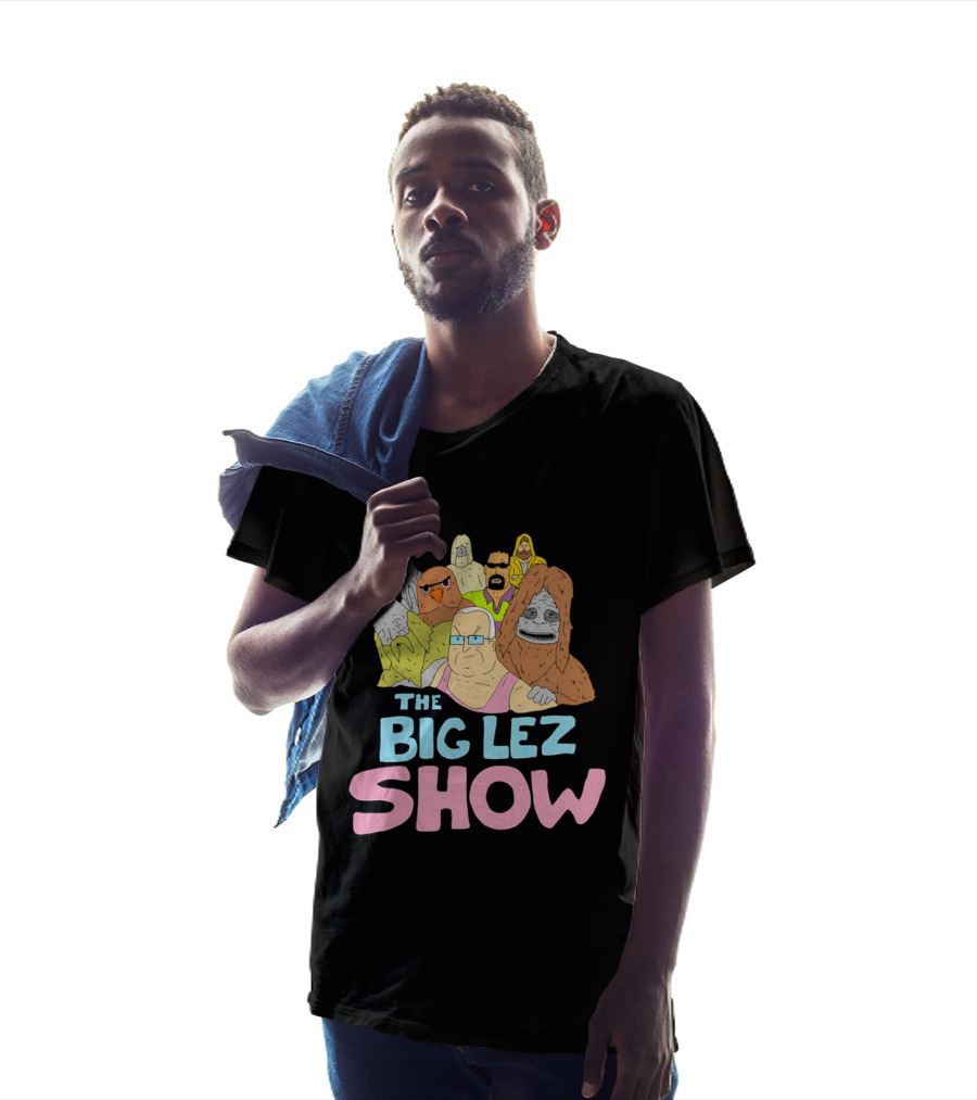 The Big Lez Show Characters Animation Cast Compilation T-Shirt