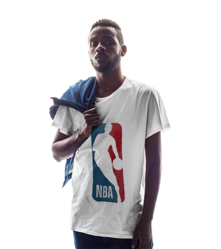 NBA National Basketball Association Blue Red Abstract T-Shirt