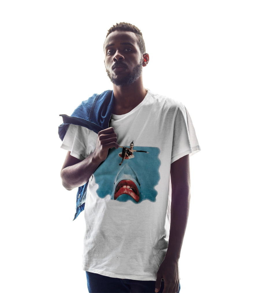 Sharky Horror Picture Show Jaws Mashup Movies T-Shirt