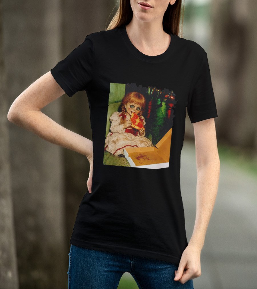 Annabelle Pizza Night Halloween T-Shirt