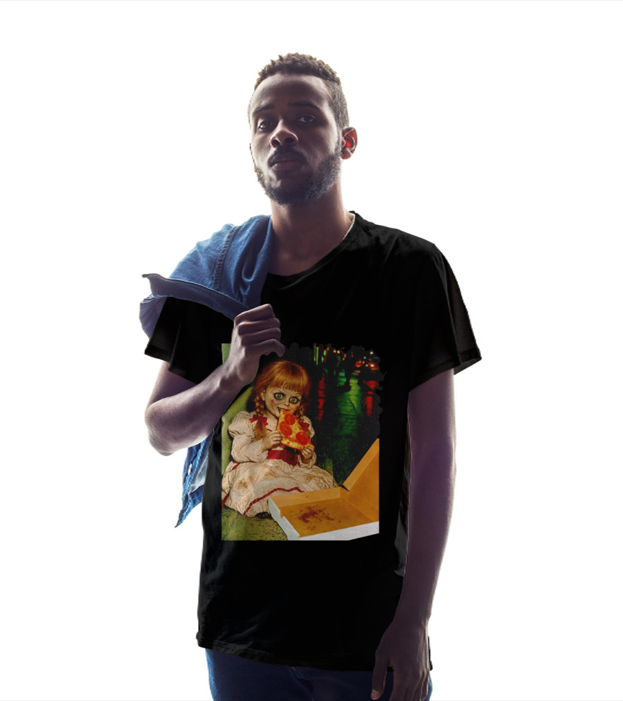 Annabelle Pizza Night Halloween T-Shirt