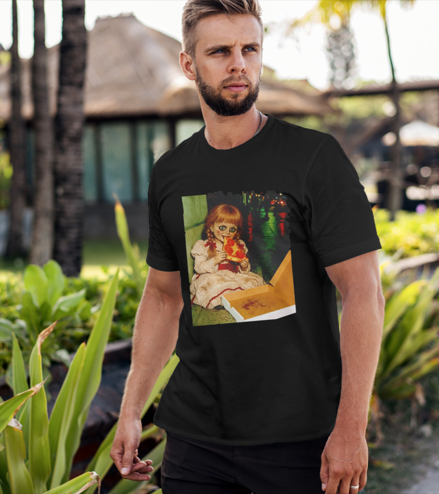Annabelle Pizza Night Halloween T-Shirt