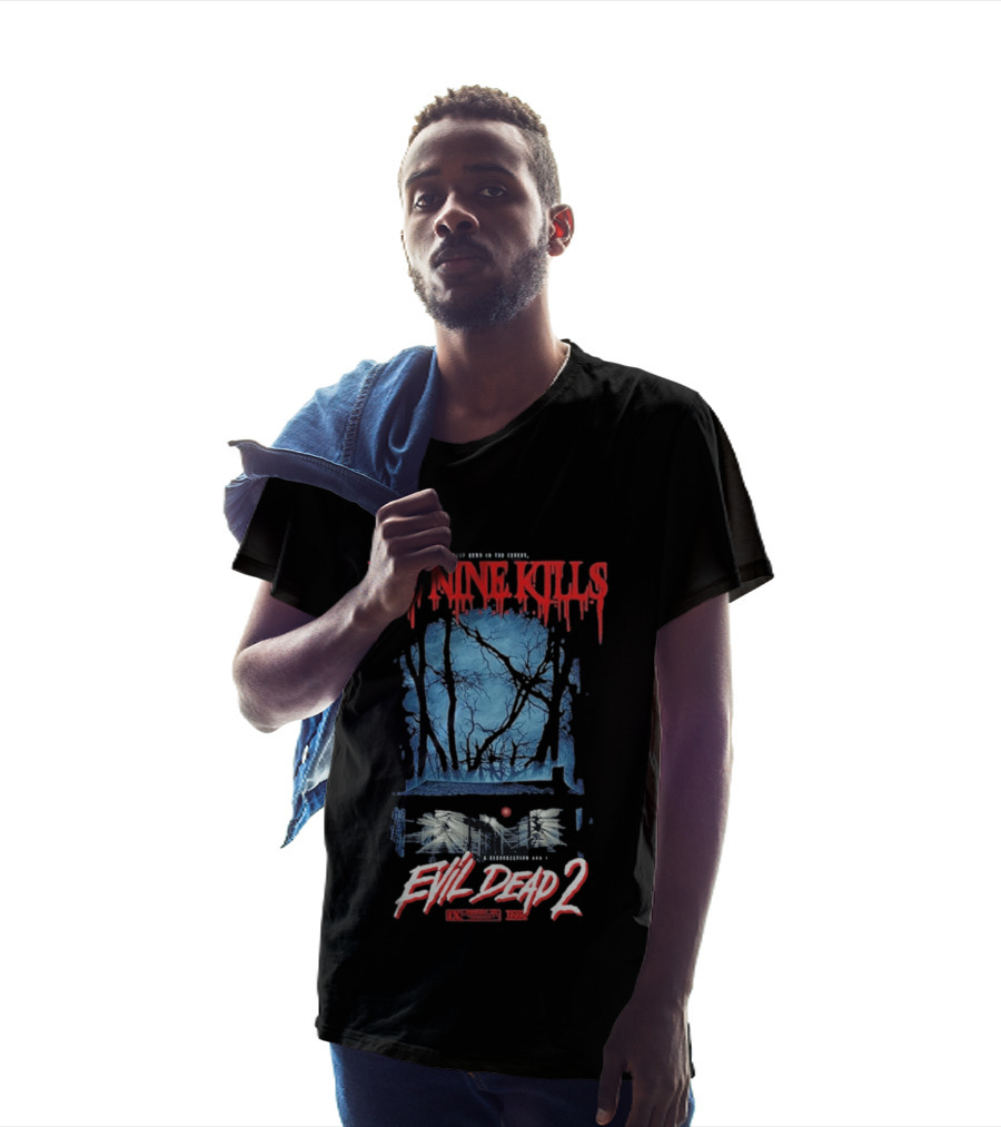 Ice Nine Kills Evil Dead 2 Resurrection Awaits Deep Down In The Forrest T-Shirt