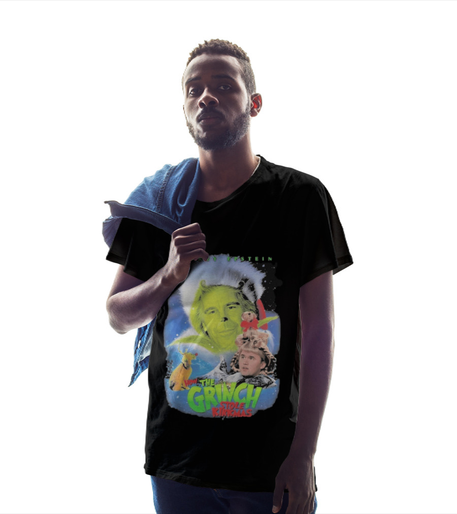 How The Grinch Stole Kirkmas Jeffrey Epstein T-Shirt