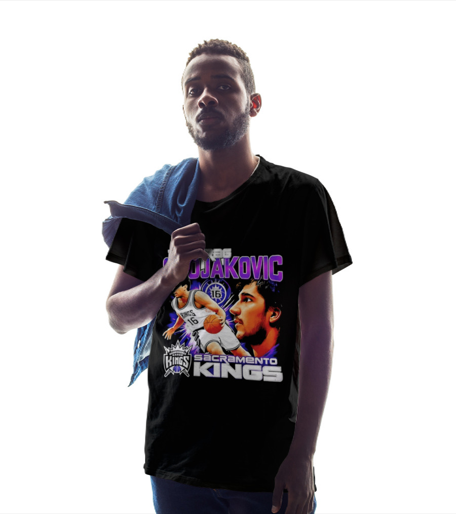 Stojakovic Sacramento Kings Basketball Legend Player NBA T-Shirt