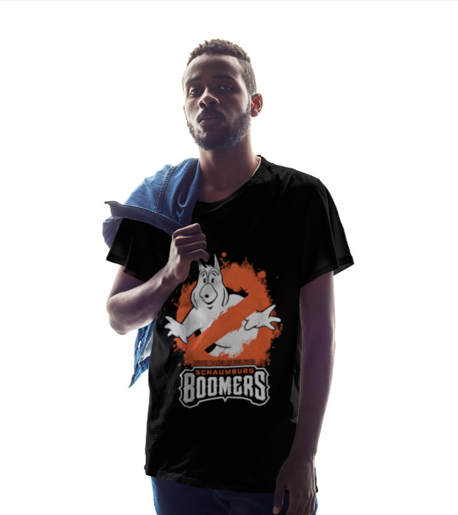 Schaumburg Boomers Bustin Makes Me Feel Good Ghostly T-Shirt
