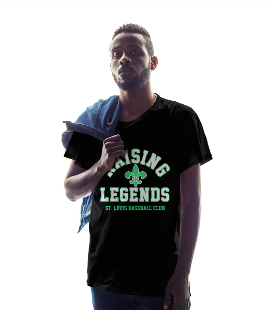 Raising Legends St. Louis Baseball Club Fleur De Lis T-Shirt