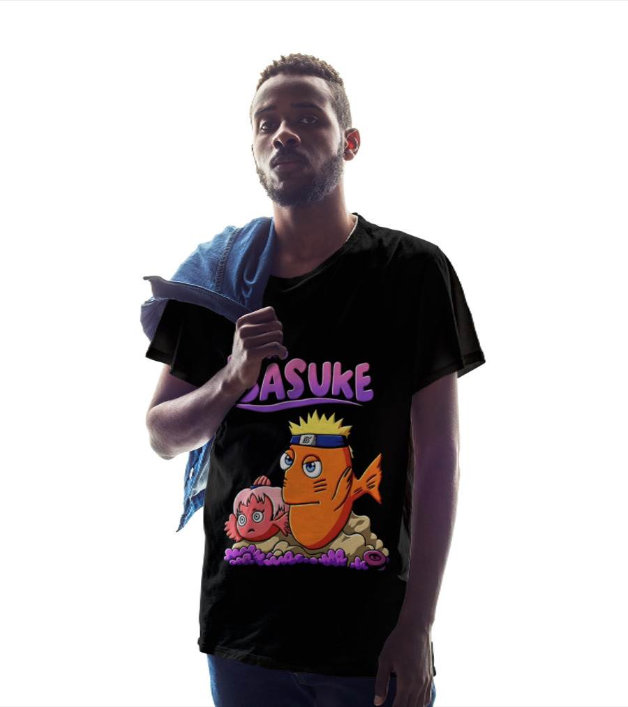 Finding Sasuke Naruto Uzumaki Sakura Haruno Anime Series T-Shirt
