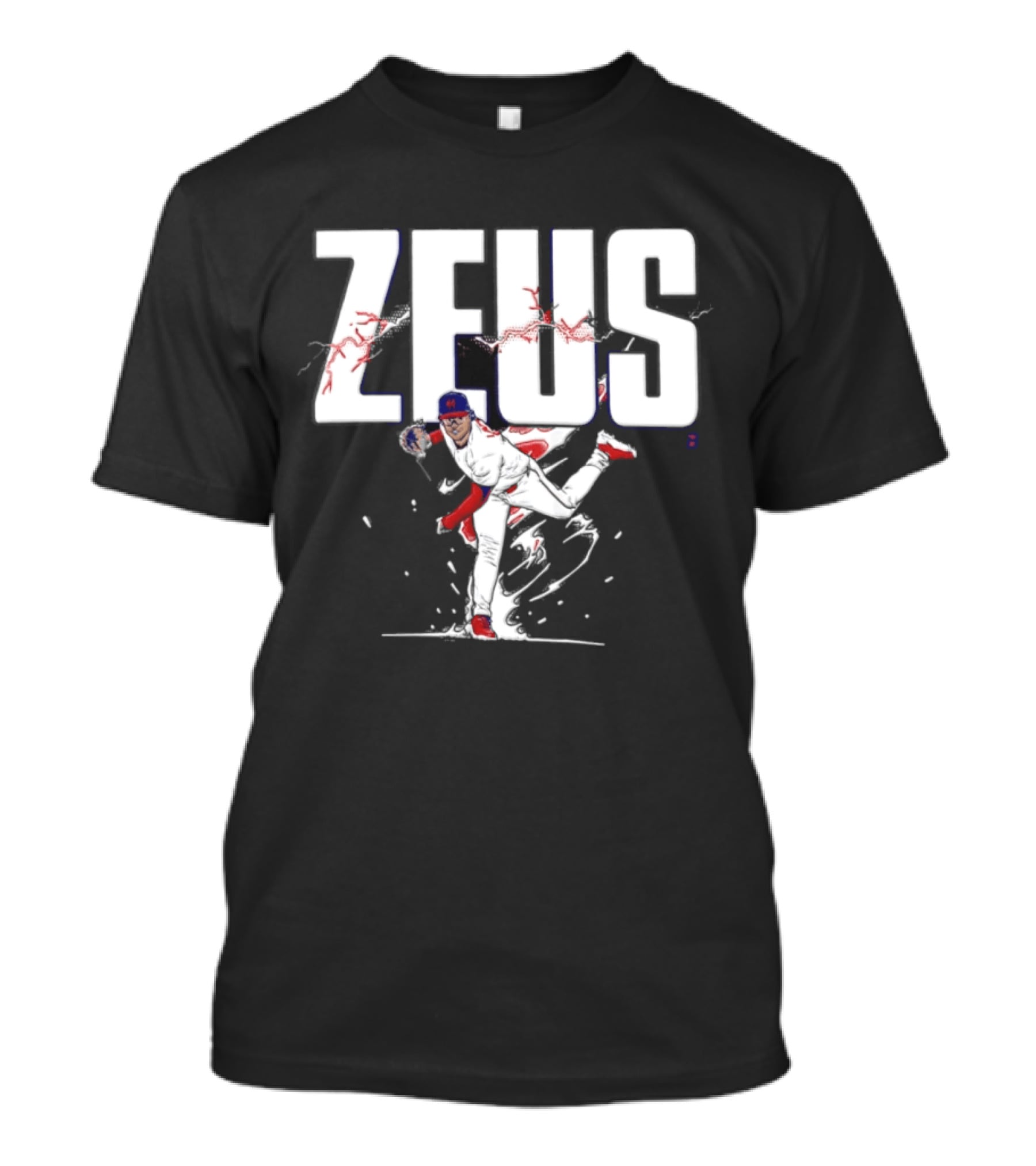 Zeus Jesus Luzardo Phillies Baseball Player Pitching T-Shirt
