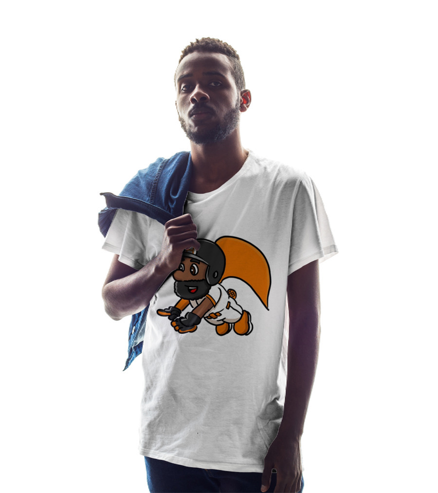 Super Baseball Bros Diving Catch Gamer Parody Superhero Player T-Shirt