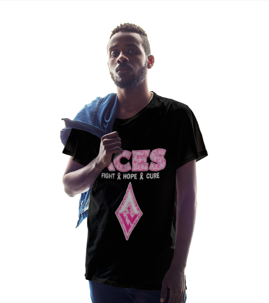 Aces Fight Hope Cure Pink Ribbon Las Vegas Aces T-Shirt