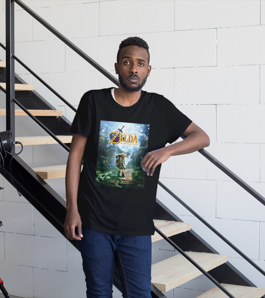 The Legend Of Zelda Ocarina Of Time 05/11/2026 Nitendo Switch 2 Release T-Shirt