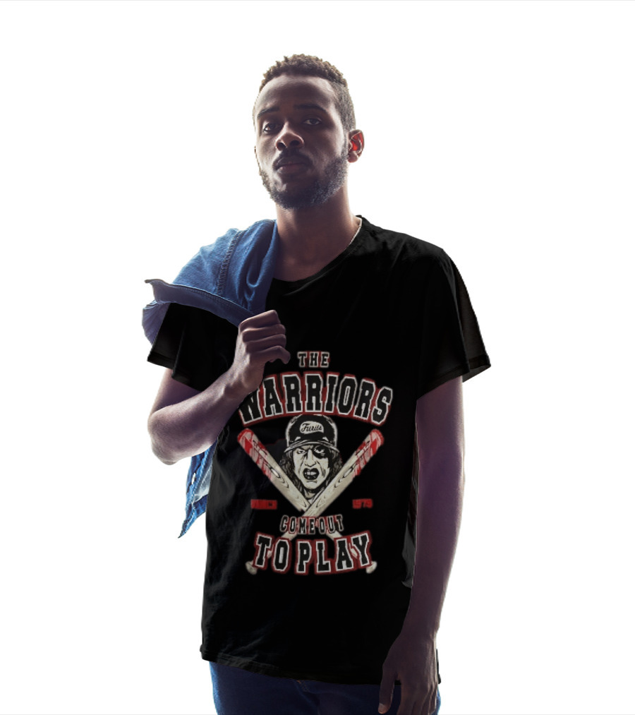The Warriors Come Out To Play Baseball Fury Crossed Bloody Bats Since 1979 T-Shirt