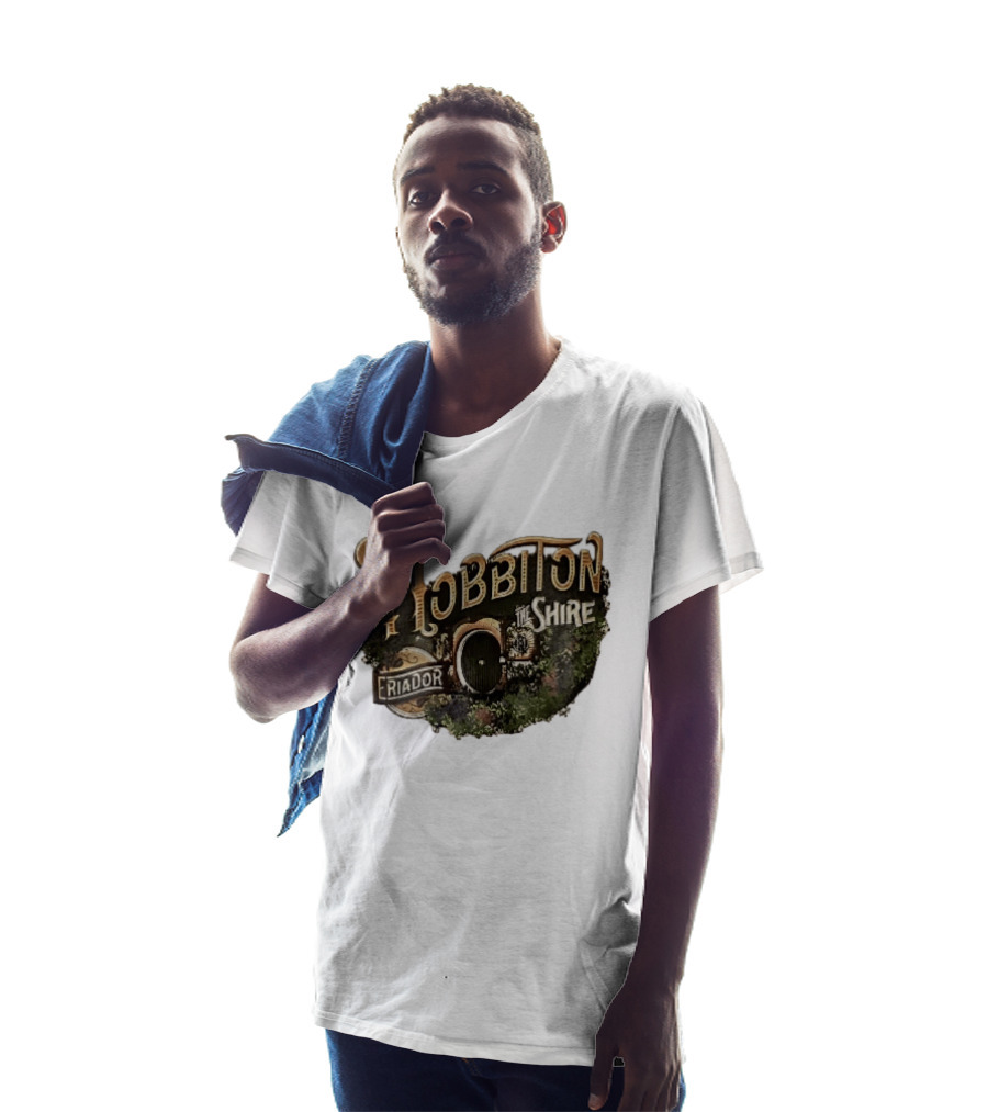 Hobbiton The Shire Eriador Green Hobbit Hole Door T-Shirt