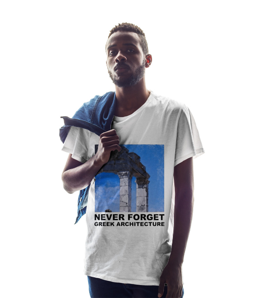 Never Forget Greek Architecture 2026 Ruins Columns T-Shirt