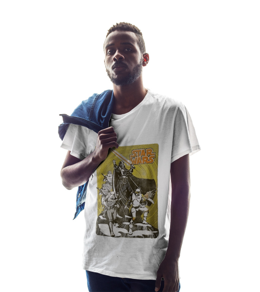 Star Wars Darth Vader Boba Fett Stormtroopers Comic Cover T-Shirt