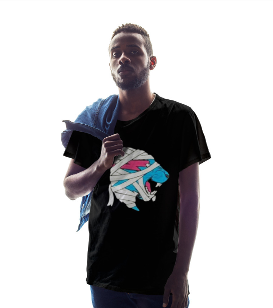 Mrbeast Mummy Panther Wrapped Beast Head T-Shirt