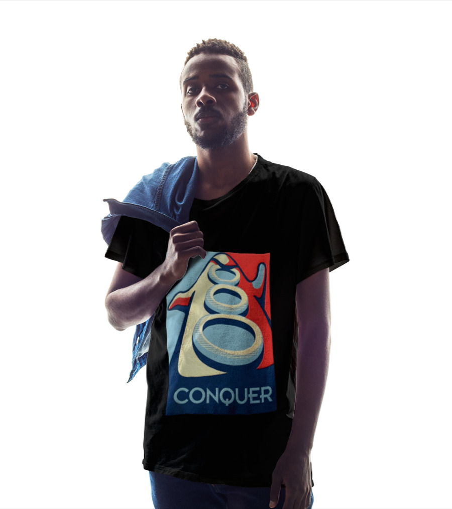 Conquer Penguin Three Rings T-Shirt