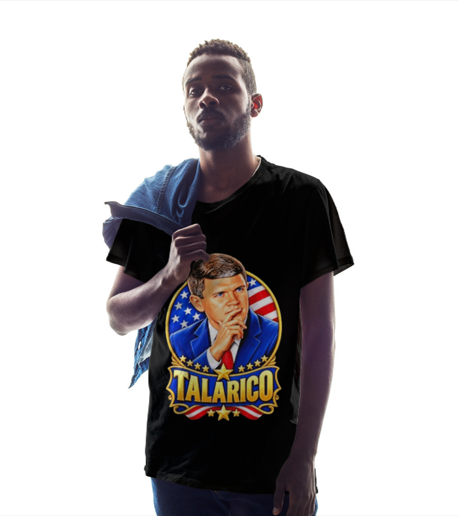 Talarico Presidential Style With American Flag T-Shirt