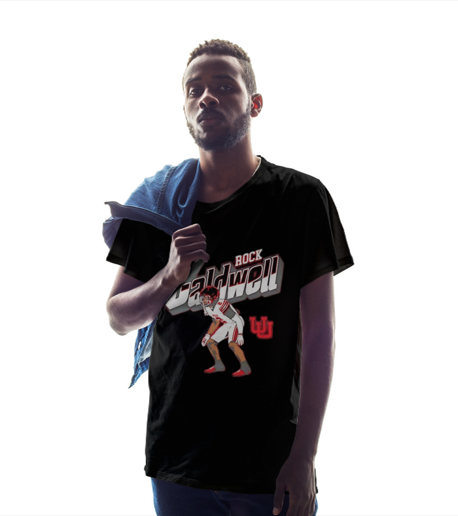 Utah Utes Rock Caldwell Football Number 2 Player U T-Shirt