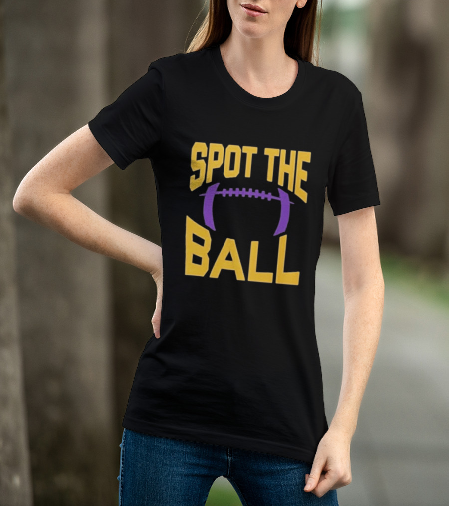 Spot The Ball Football Enthusiast Game Challenge T-Shirt