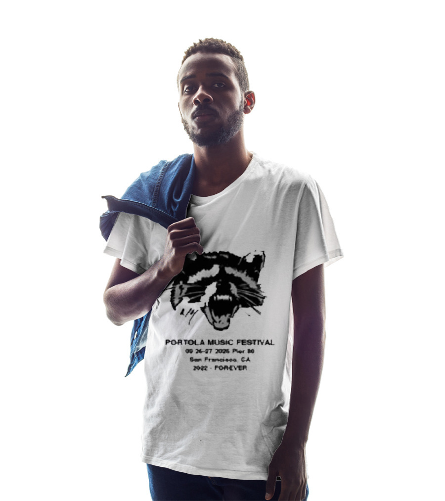 Portola Music Festival Forever Feral 2026 Lineup Cat T-Shirt