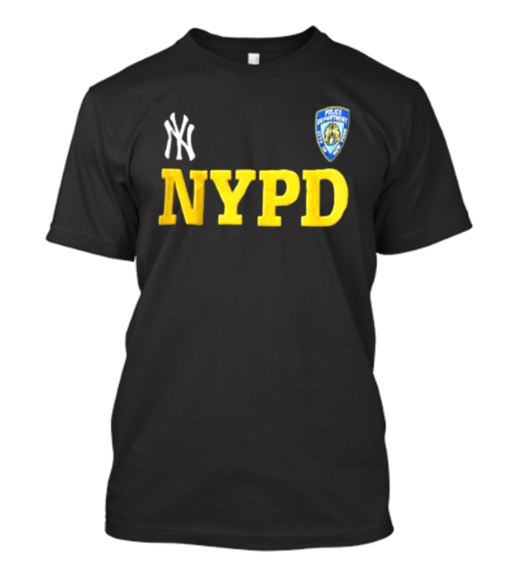 2026 New York Yankees NYPD Collaboration NY Logo And Police T-Shirt