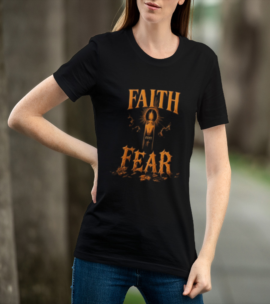 Faith Over Fear Spooky Halloween T-Shirt