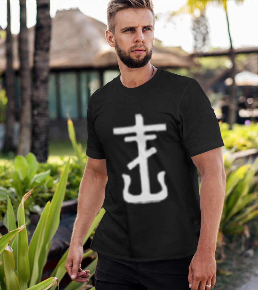 Frank Iero Parachutes 10 Year Anniversary Anchor T-Shirt