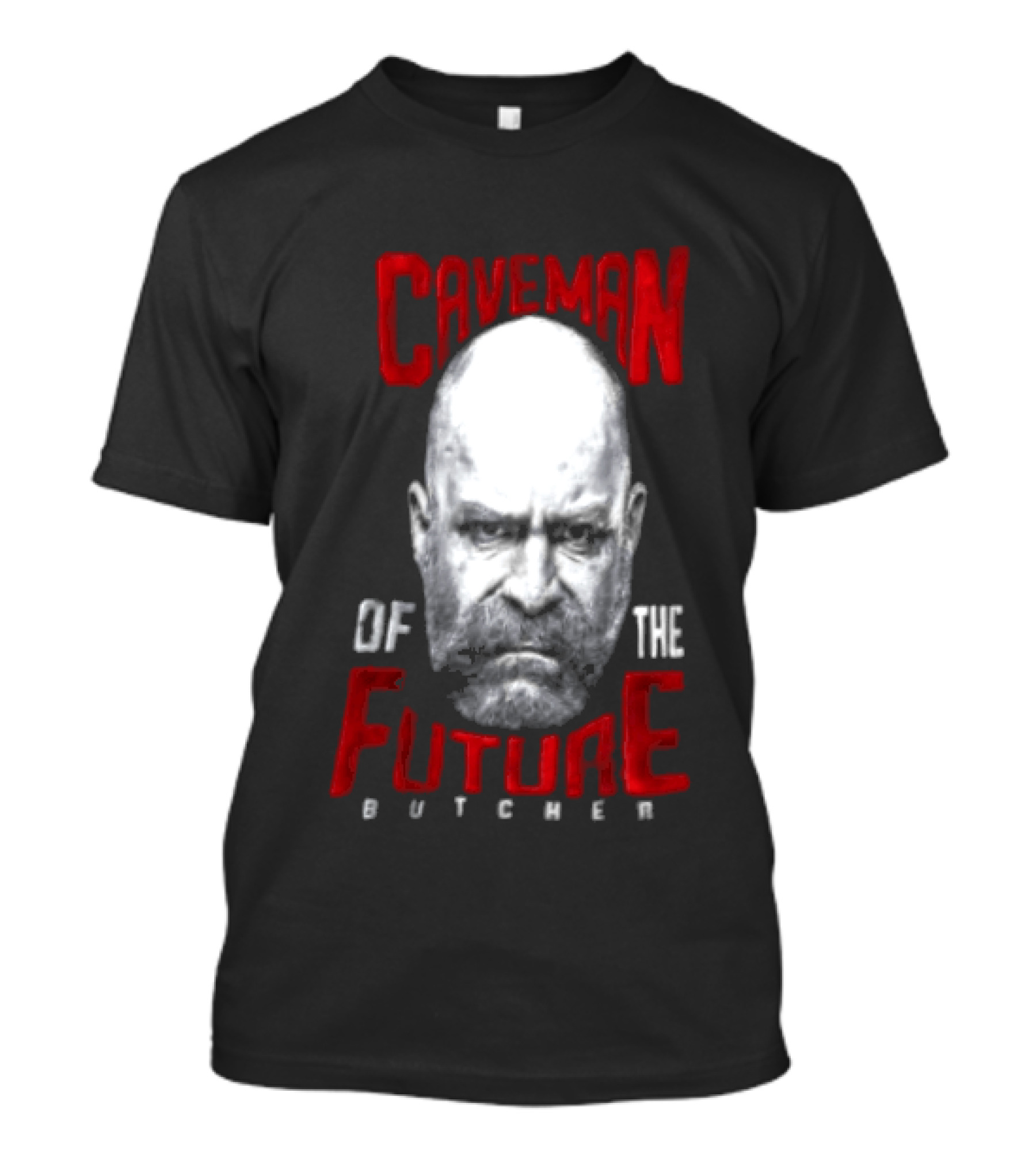 Caveman Of The Future Butcher Iconic Face T-Shirt