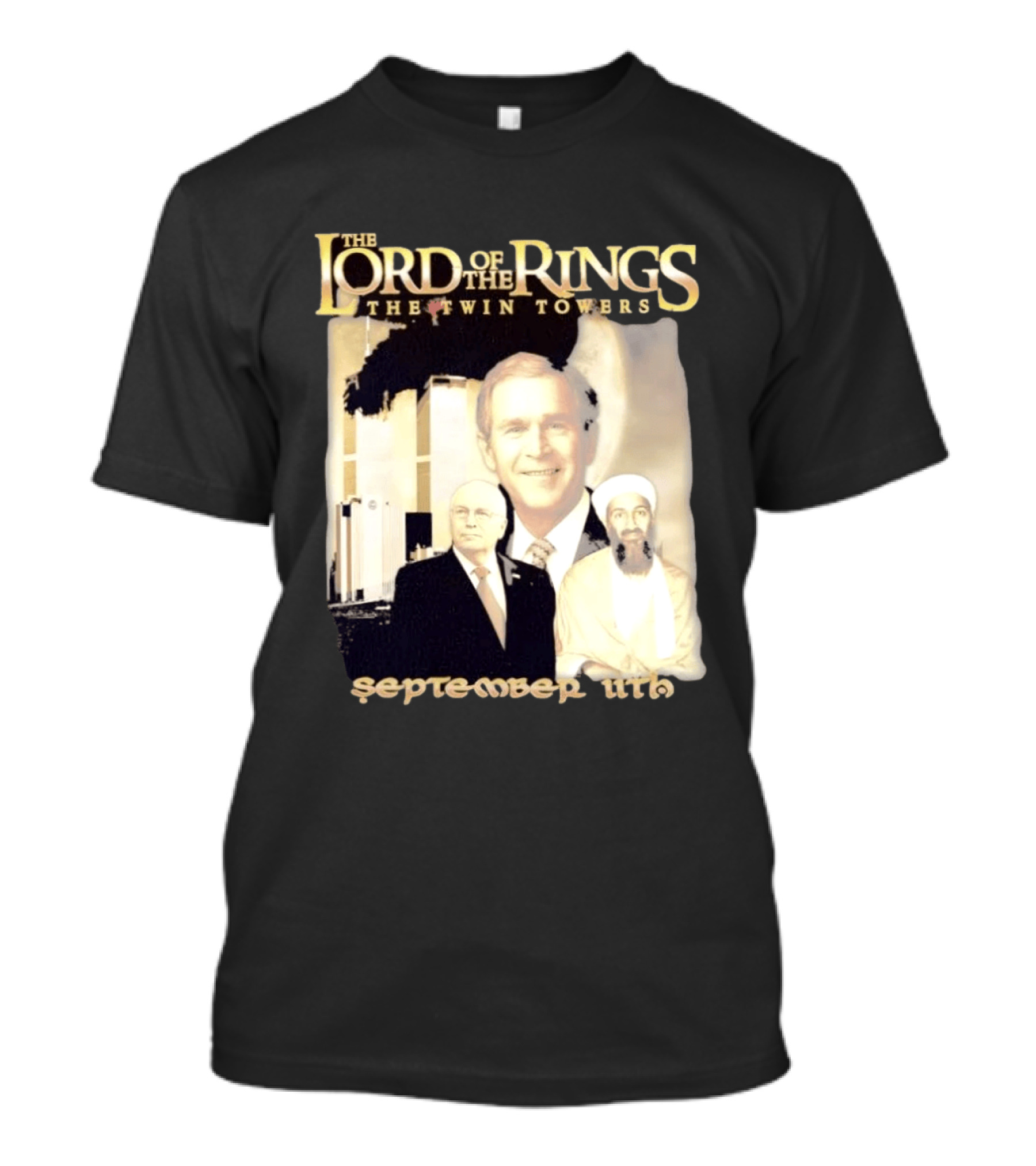 The Lord Of The Rings The Twin Towers September 11th T-Shirt