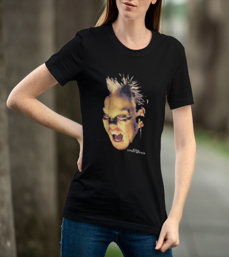 The Lost Boys David Vampire Face Silver Bullet Earring T-Shirt