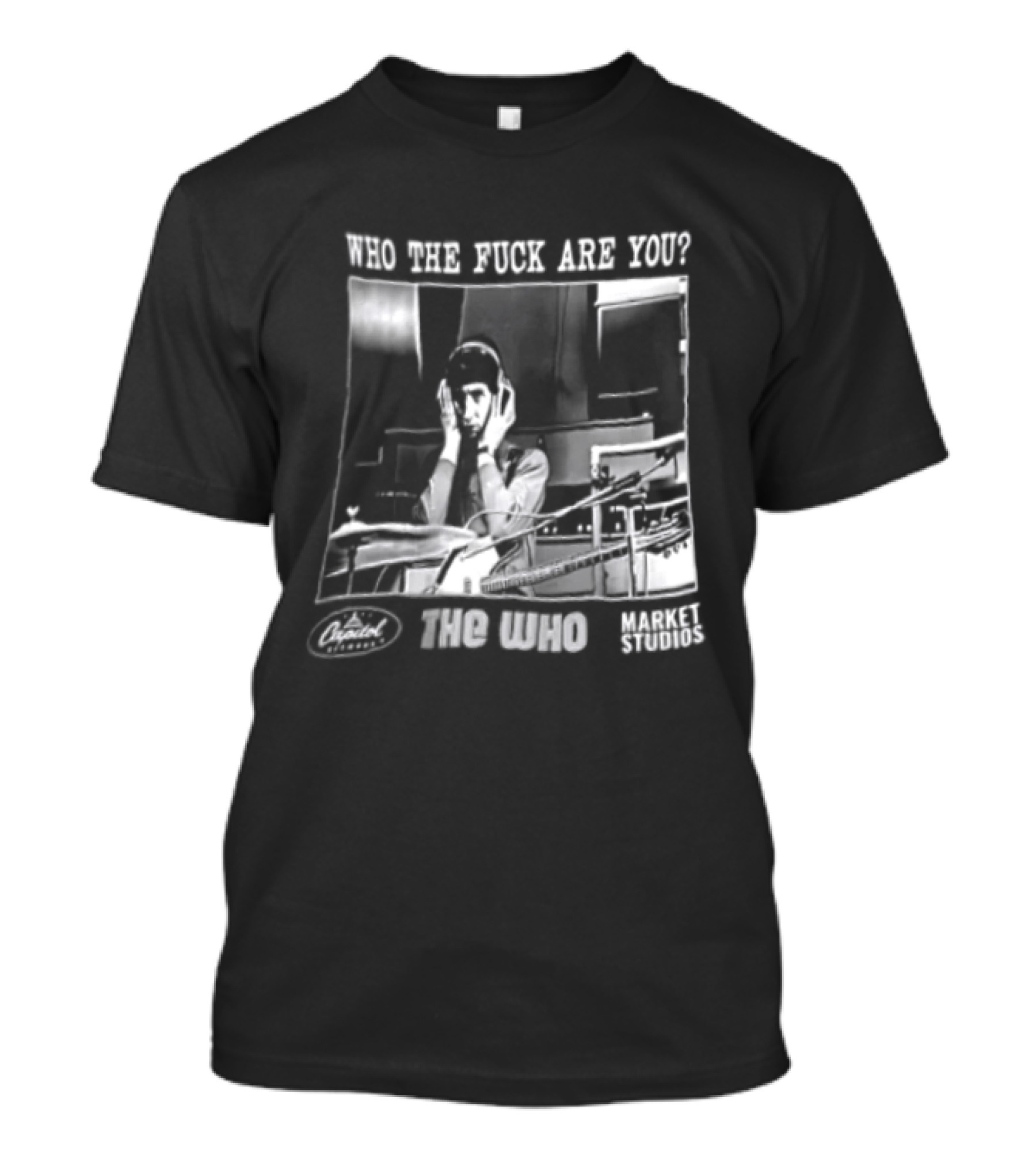 The Who X Market D2C Who The Fuck Are You Photo Album Cover T-Shirt