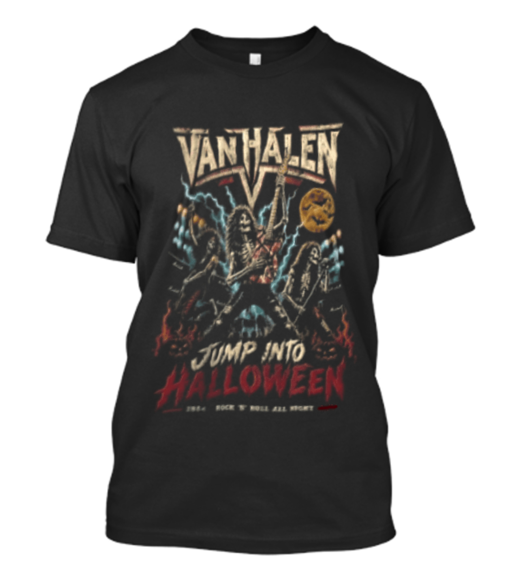 Van Halen Jump Into Halloween 1984 Rock N Roll All Night T-Shirt