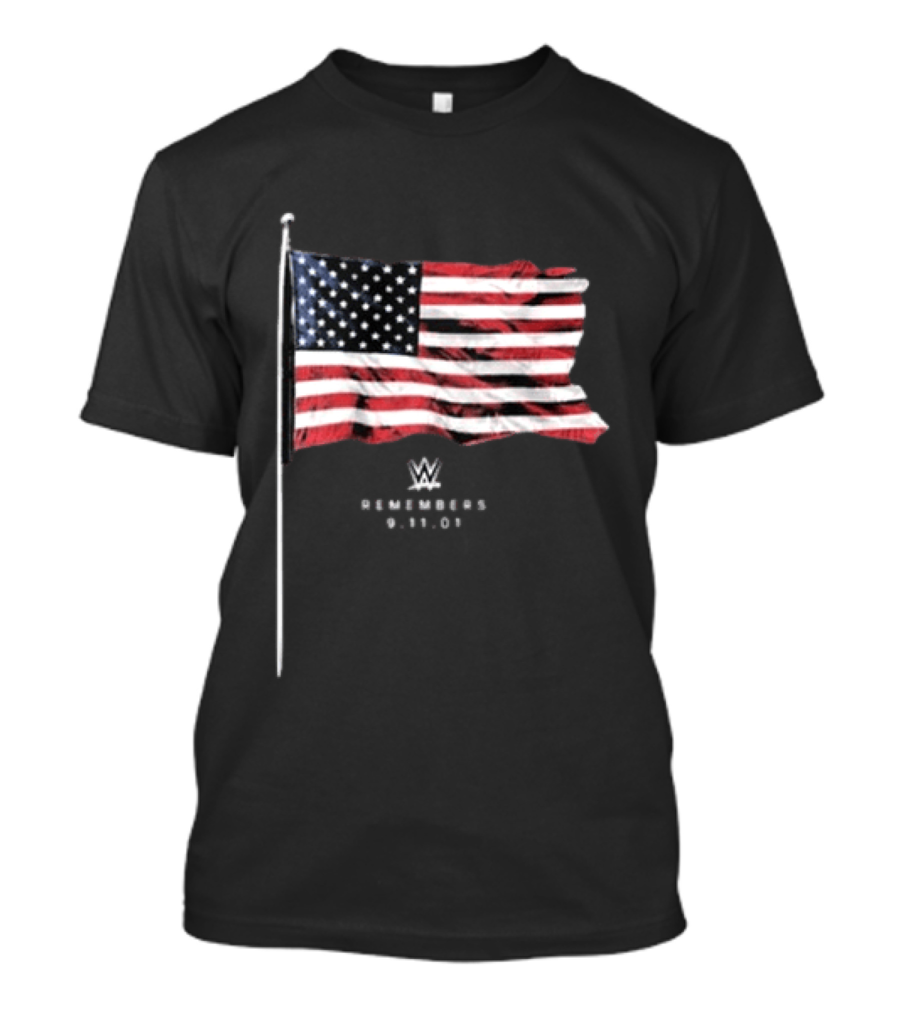 WWE Remembers 9 11 25th Anniversary American Flag 2026 T-Shirt