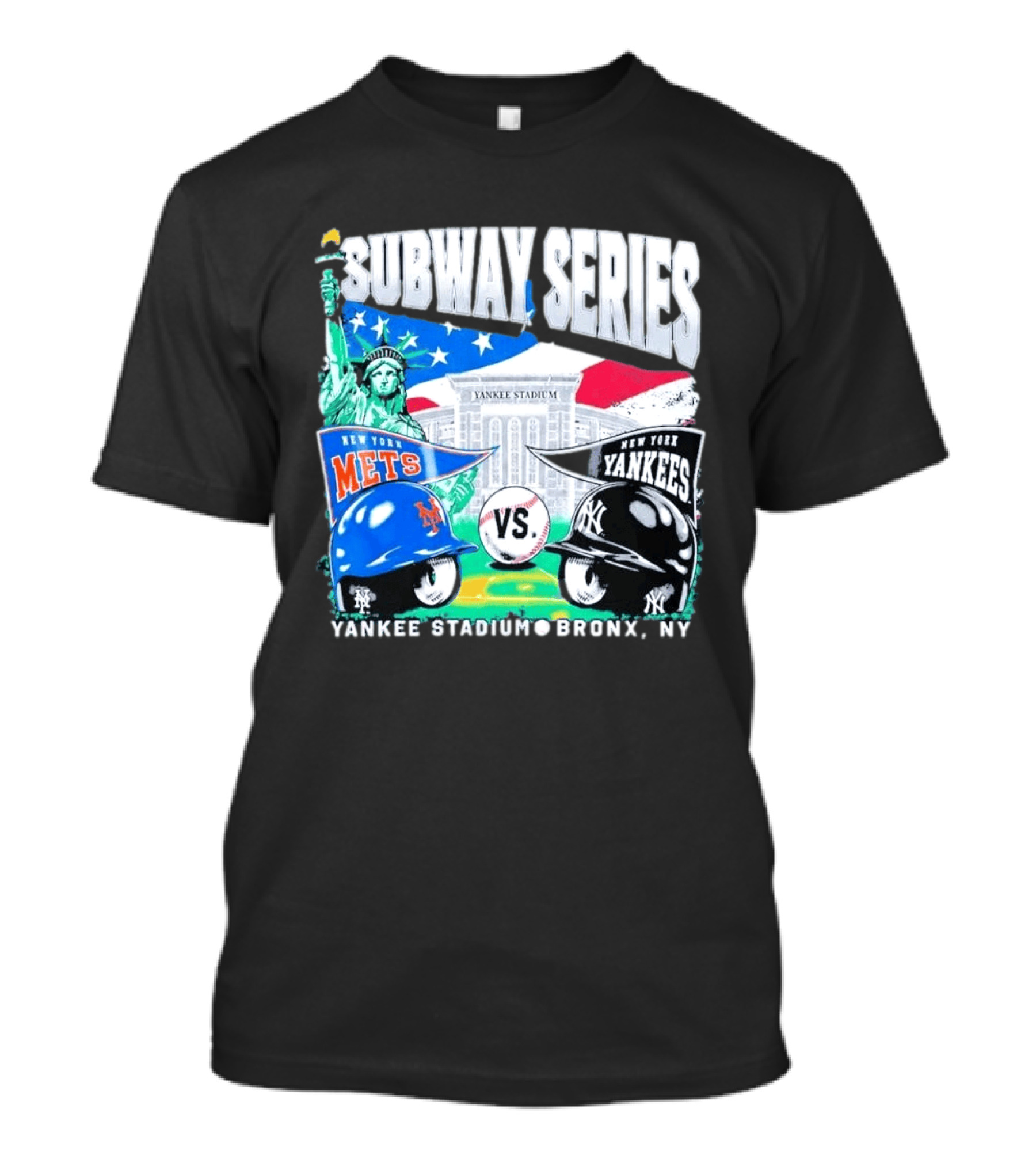 Yankee Stadium Bronx NY New York Mets Yankees Subway Series 2026 T-Shirt