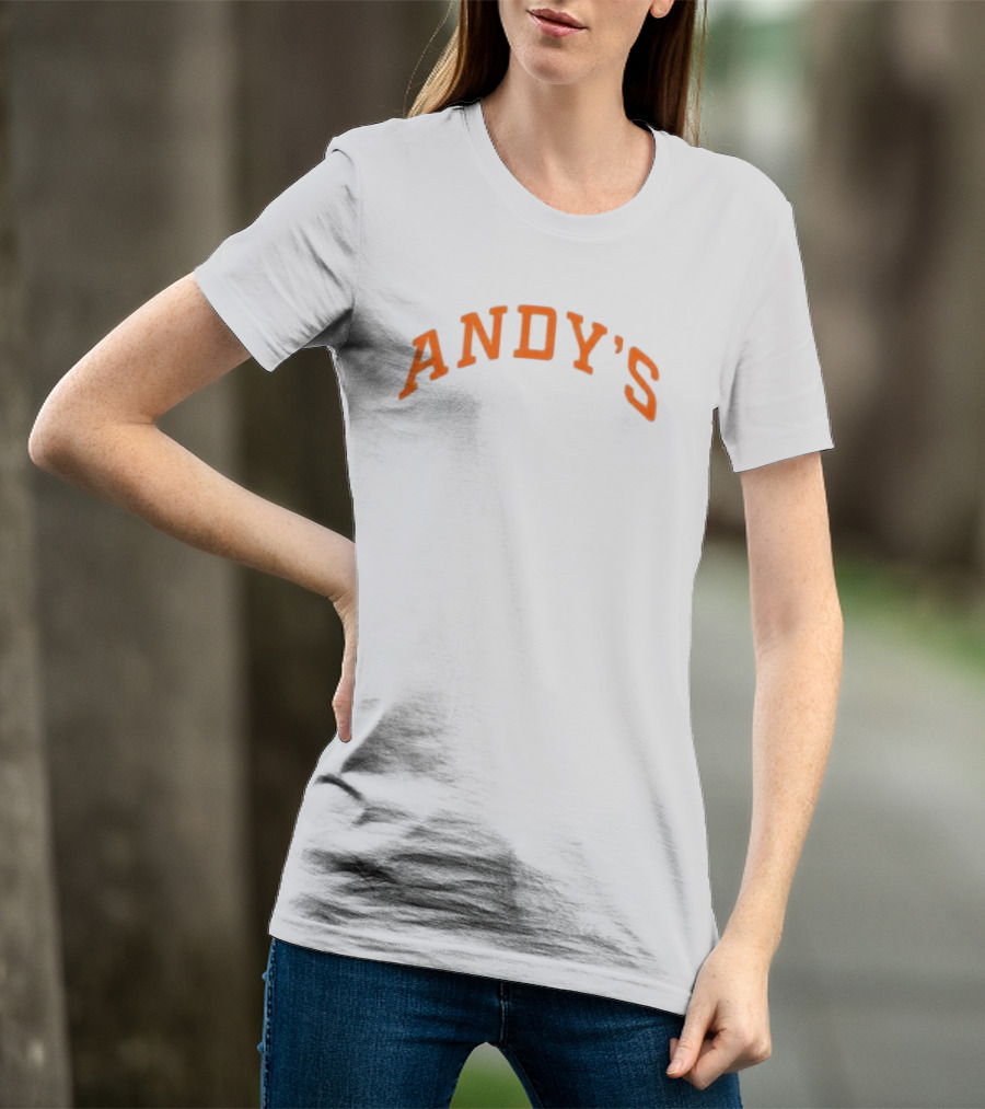 Andy's Frozen Custard Pumpkin Mockneck Eatandys Store T-Shirt