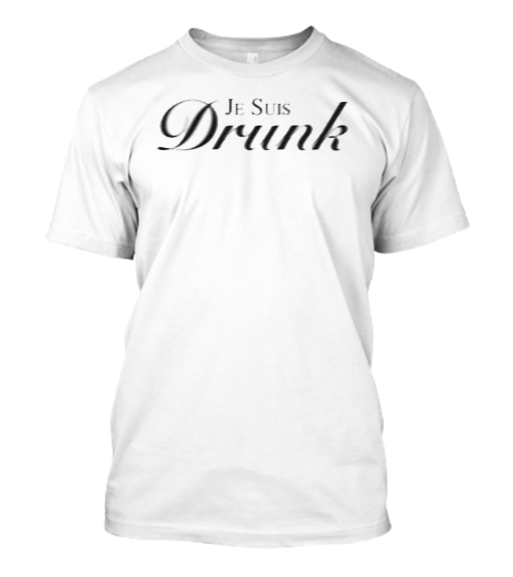 Iam Talk Music Je Suis Drunk Fun Phrase For Music And Party Lovers T-Shirt