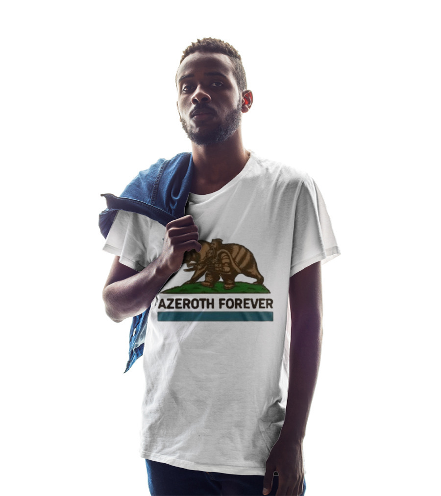 World Of Warcraft Azeroth Forever 2026 Special New California Republic Bear Warrior T-Shirt