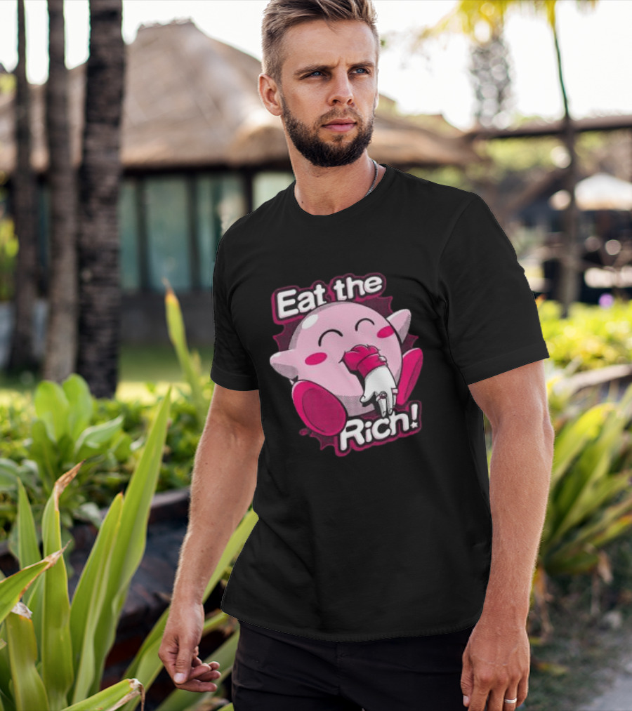 Punkwithacamera Store Eat The Rich Clay Graham Kirby Eating Hand T-Shirt