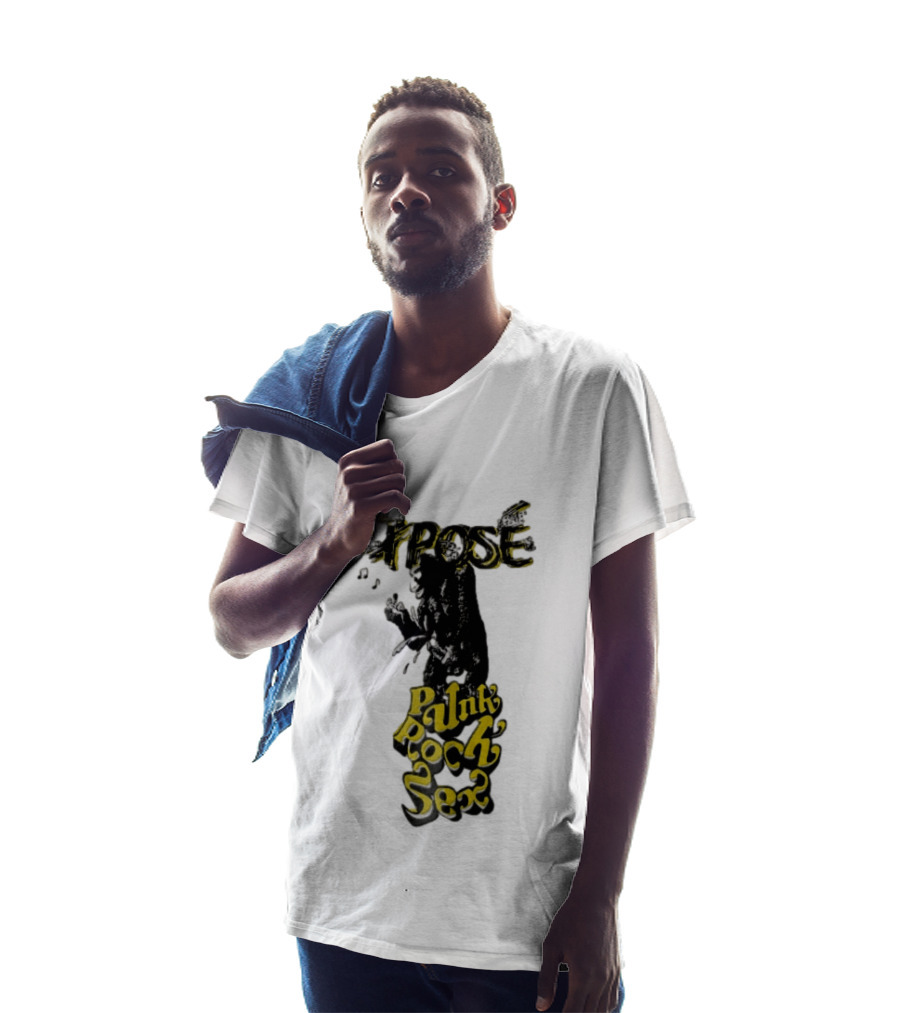 Expose King Kong Punk Rock Sex Gorilla Holding Woman T-Shirt