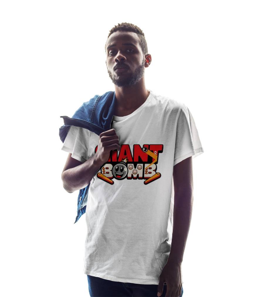 Giant Bomb Pinball Arcade Game Logo Retro Style Hat T-Shirt