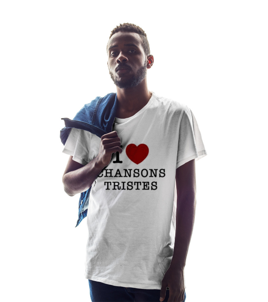 I Love Chansons Tristes Louane Store T-Shirt