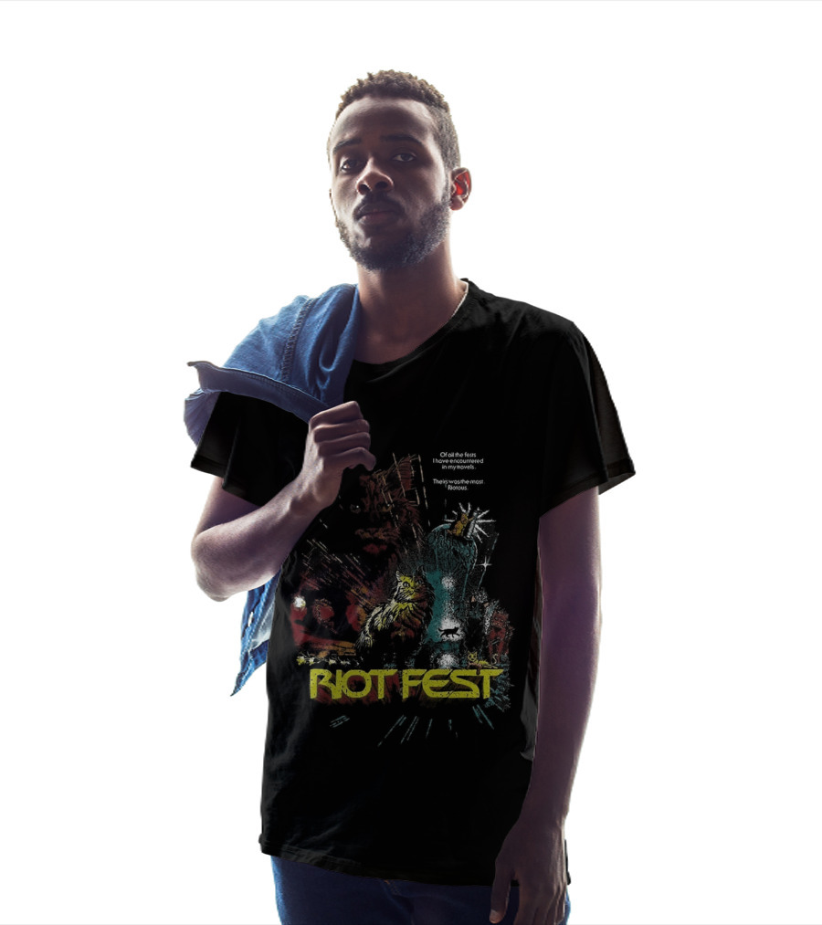 Riot Fest 2026 Chicago Douglass Park September 18 20 Wrath Of Cats Lineup T-Shirt