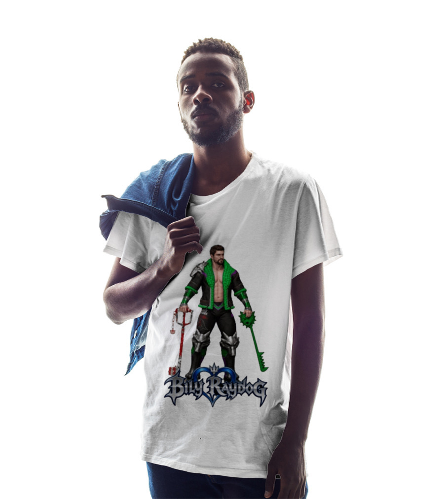 Billy Raydog Kingdom Hearts Crossover Character With Chains And Keys T-Shirt