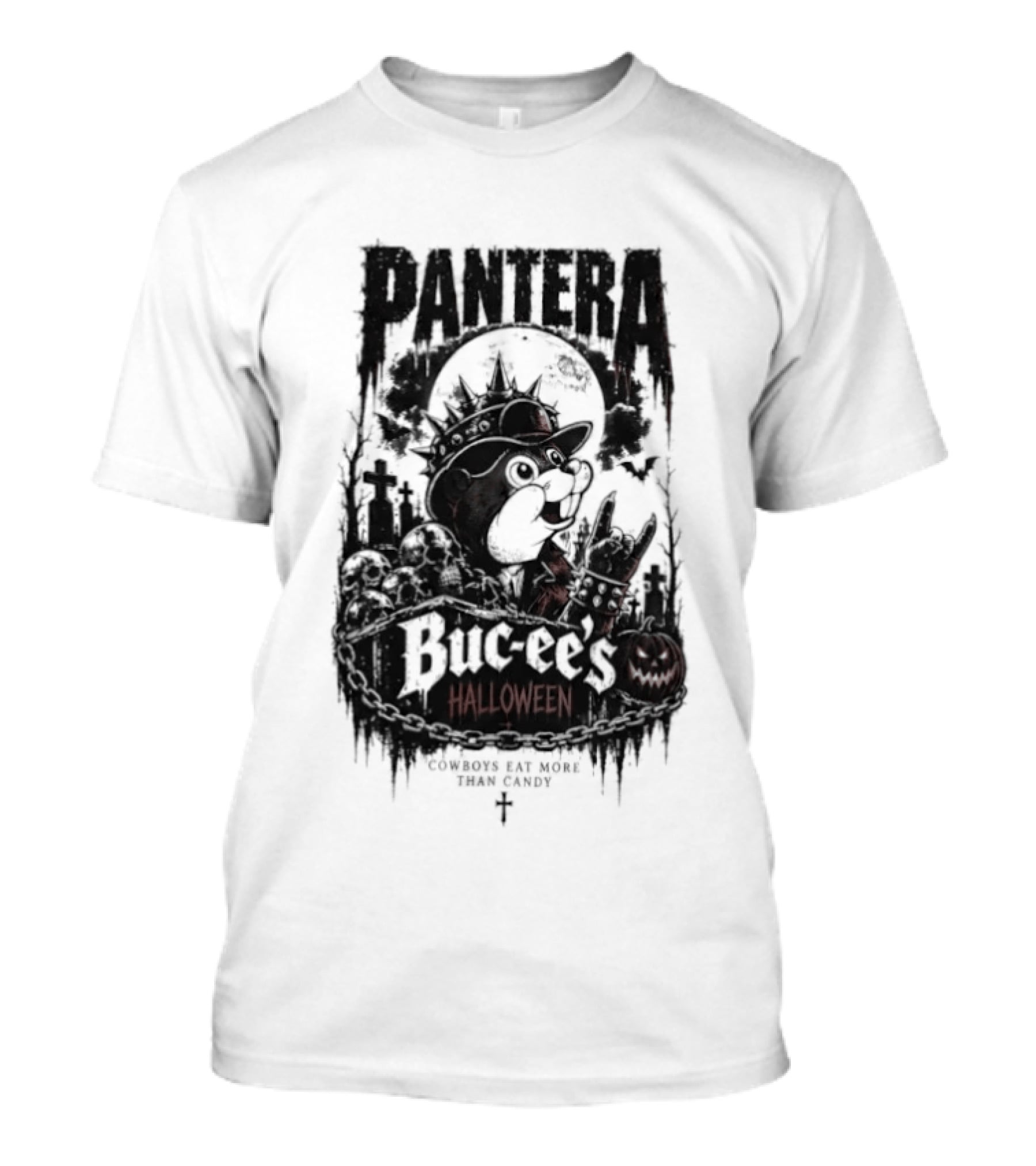 Pantera Buc Ee's Halloween Cowboys Eat More Than Candy T-Shirt
