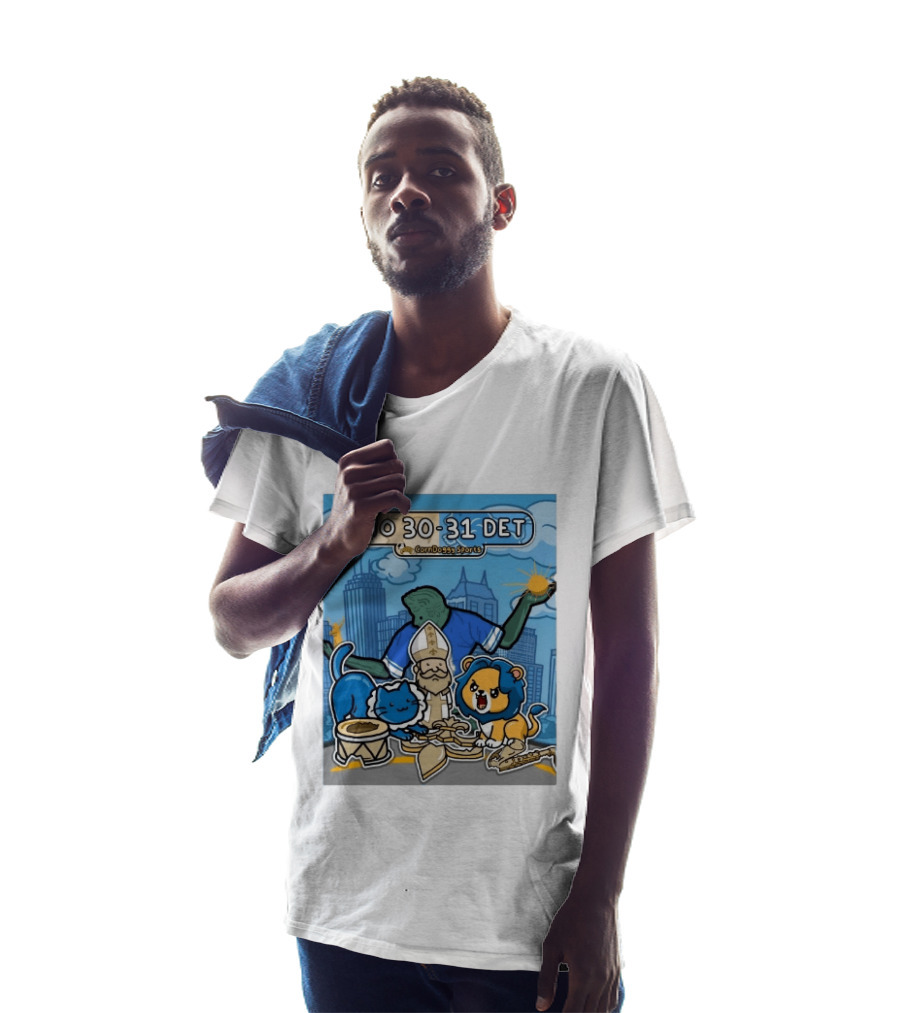 CornDoggy Sports NO 30 31 DET New Orleans Saints Vs Detroit Lions T-Shirt